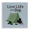 Stupell Industries Camping with Dog Wall Plaque Art Design by Dog Is Good